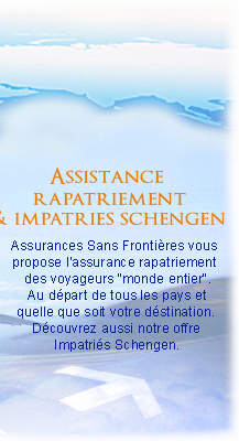 assurances des voyageurs